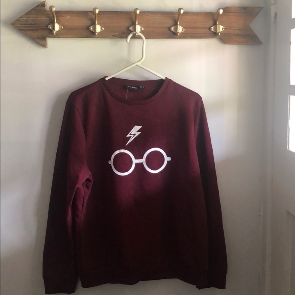 Primark Harry Potter Maroon Crewneck Sweatshirt